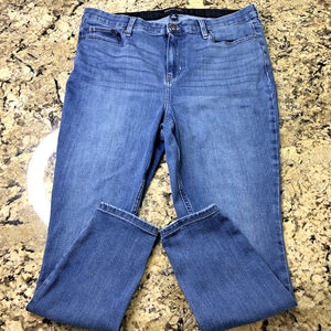 Size 18W X 27 Calvin Klein High Rise Skinny Women’s Jeans Stretchy BD